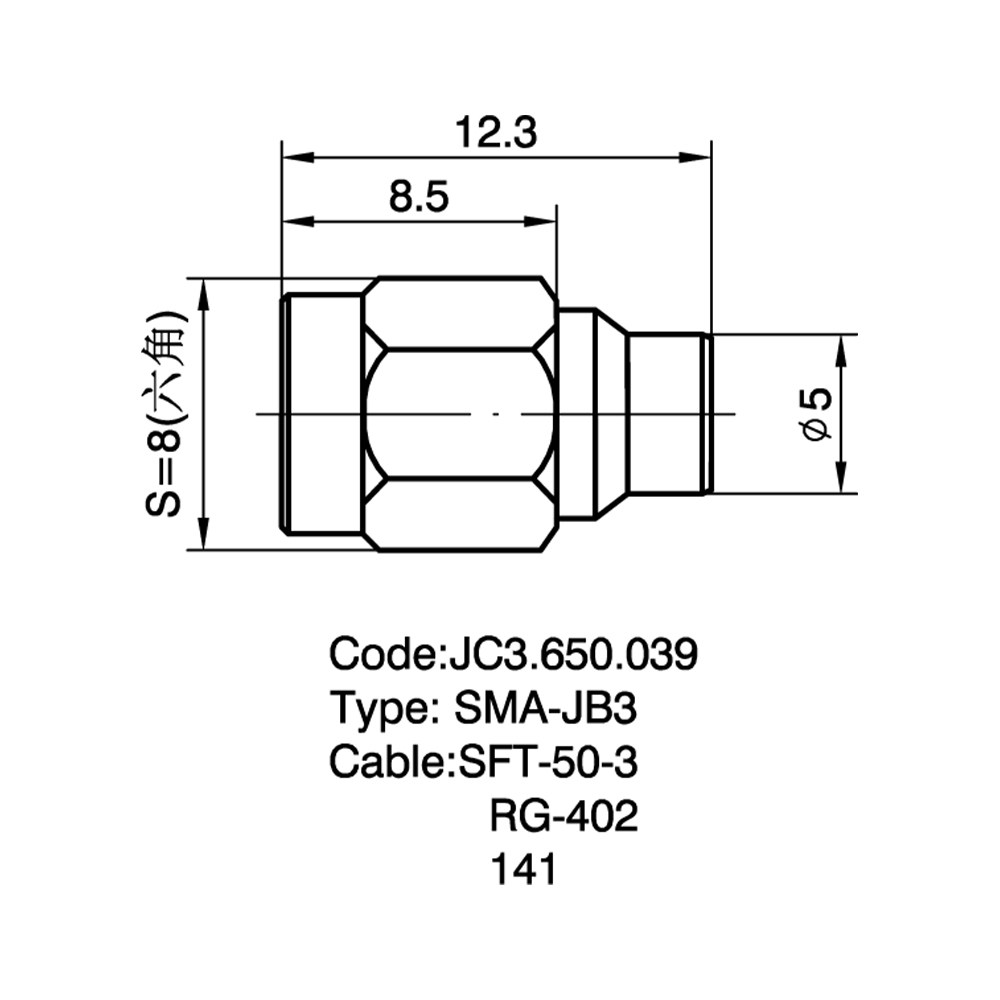 JC3.650.039 SMA-JB3