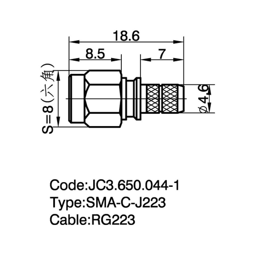 JC3.650.044-1 SMA-C-J223