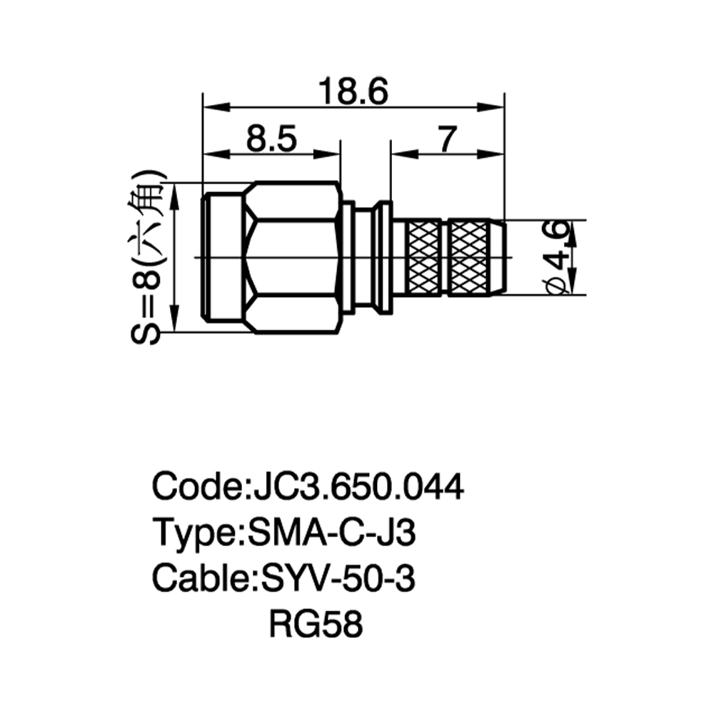 JC3.650.044 SMA-C-J3