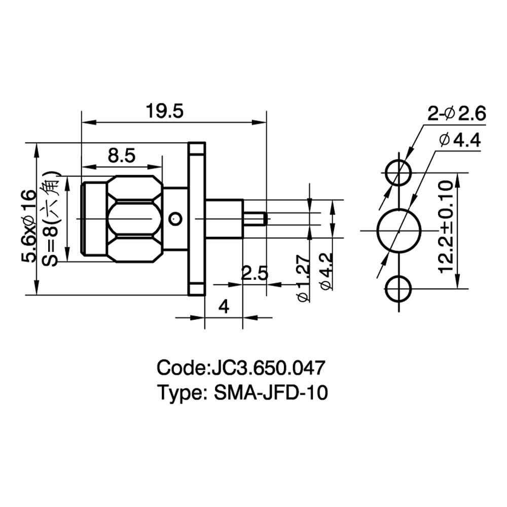 JC3.650.047 SMA-JFD-10
