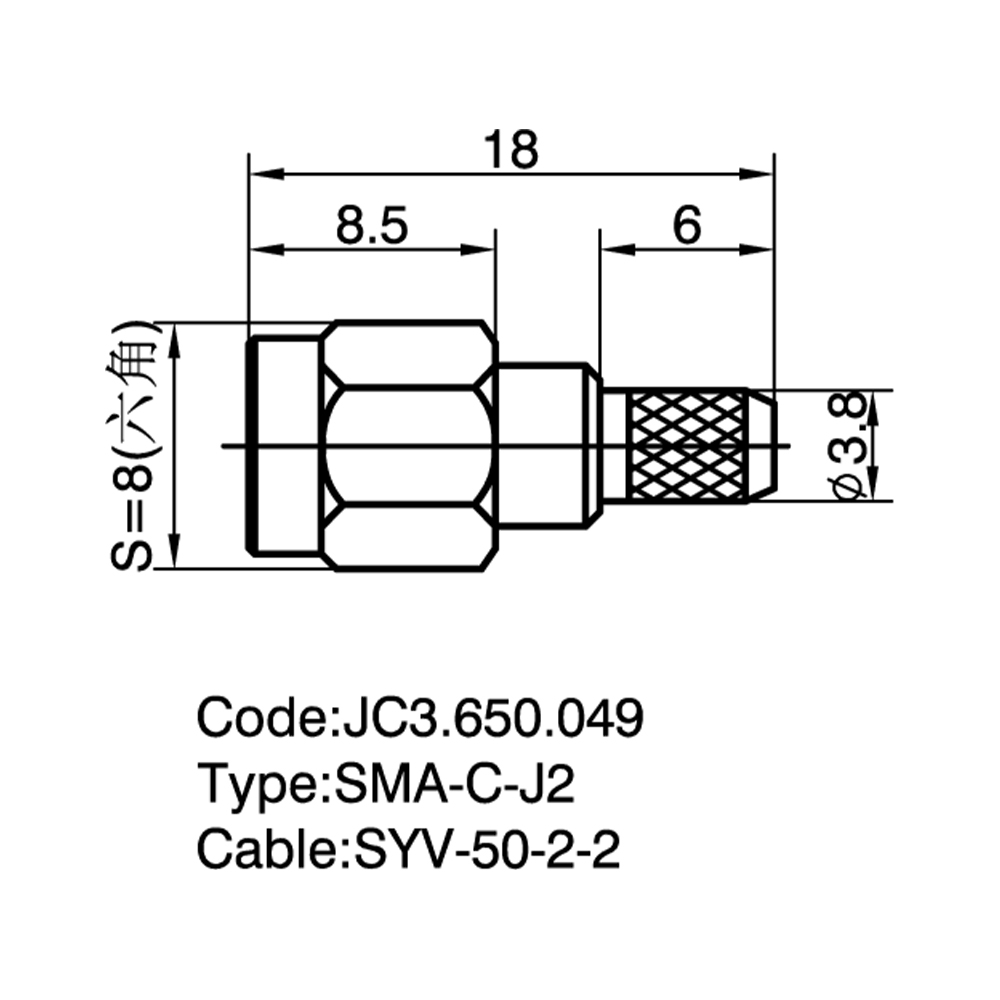 JC3.650.049 SMA-C-J2