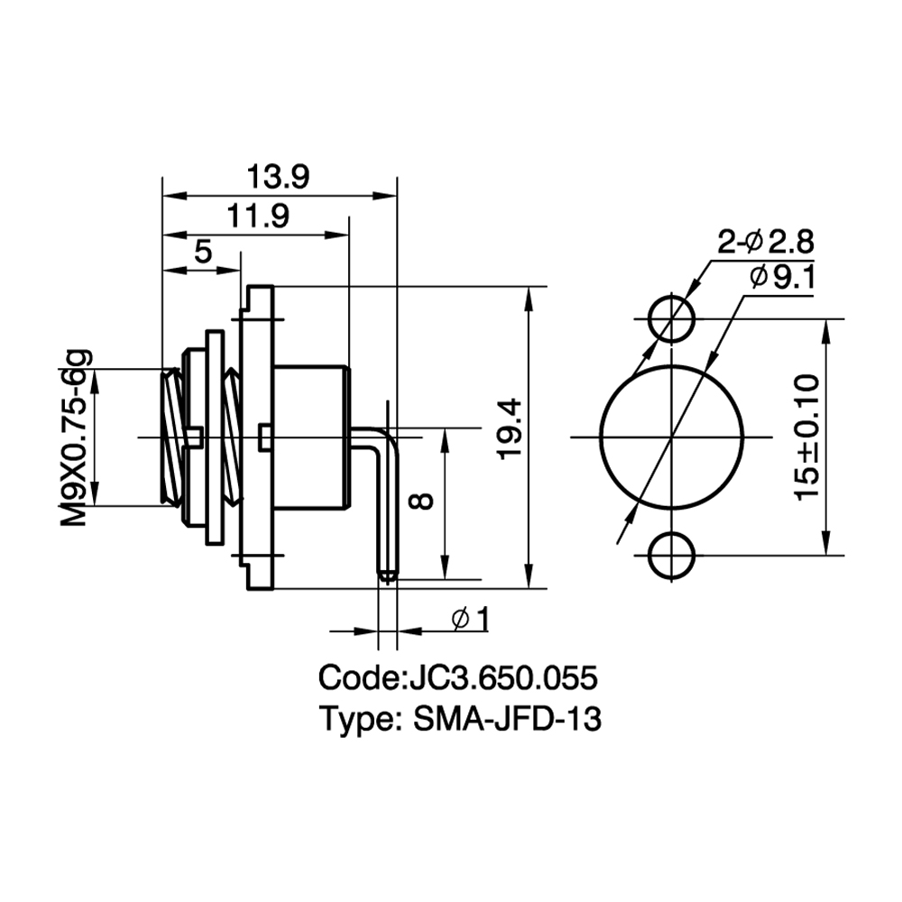 JC3.650.055 SMA-JFD-13