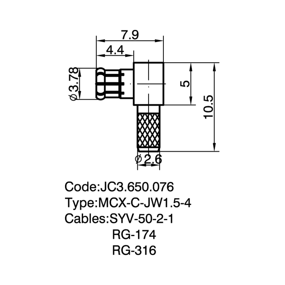 JC3.650.076 MCX-C-JW1.5-4