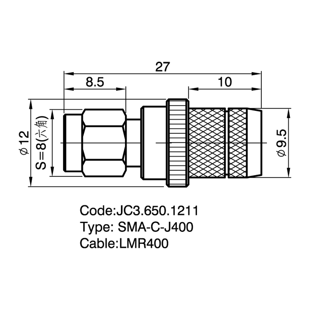 JC3.650.1211 SMA-C-J400