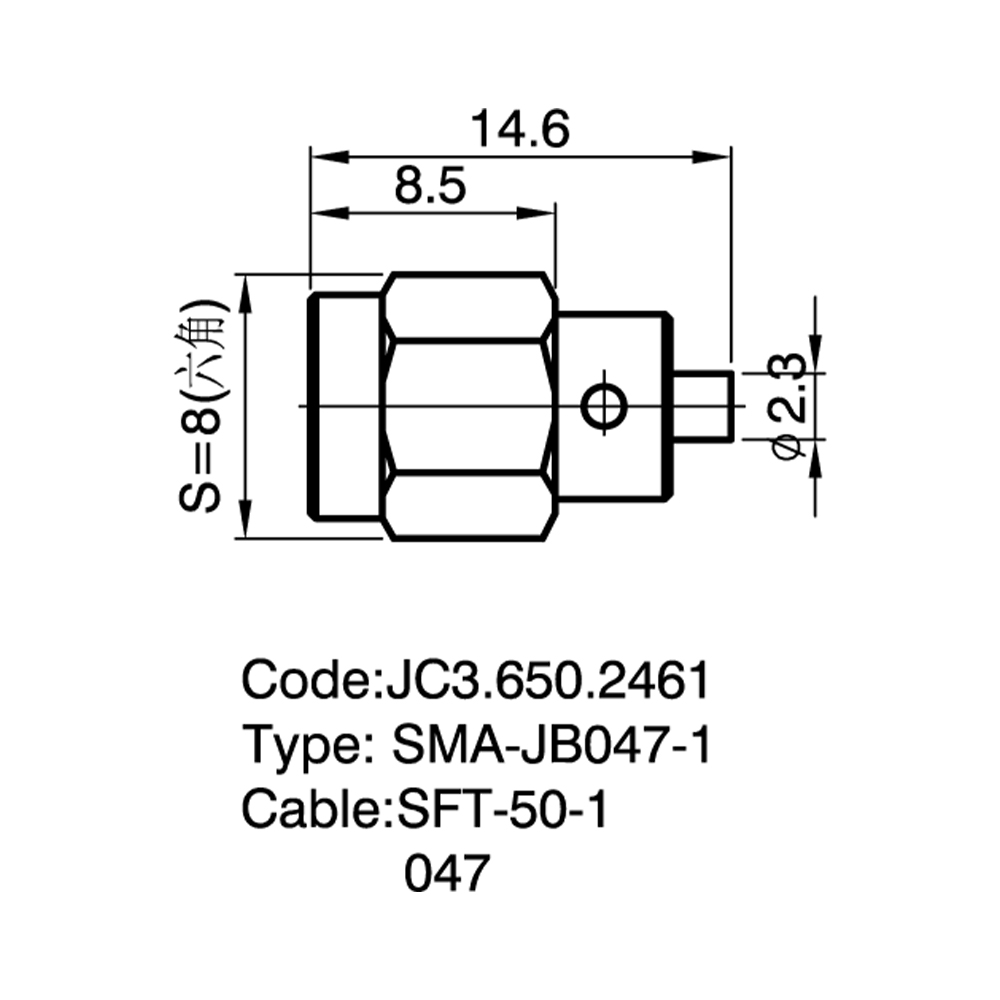 JC3.650.2461 SMA-JB047-1