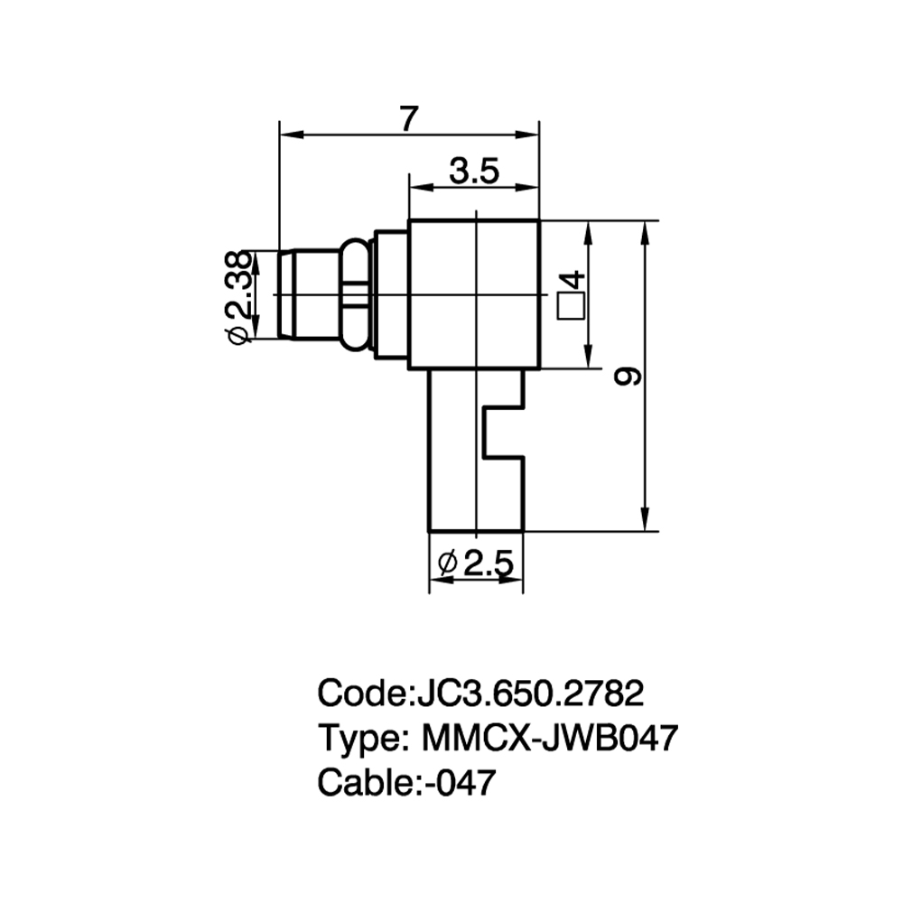 JC3.650.2782 MMCX-JWB047