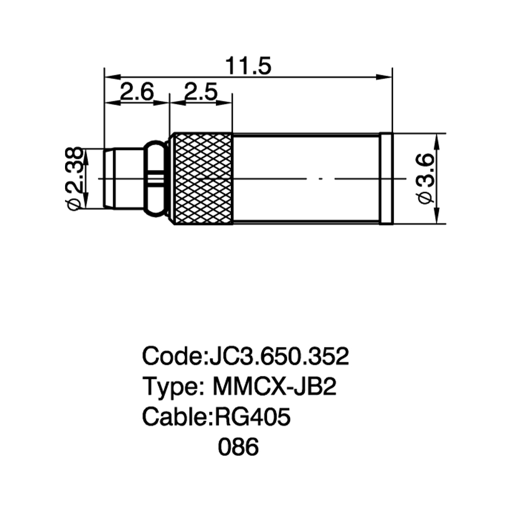 JC3.650.352 MMCX-JB2