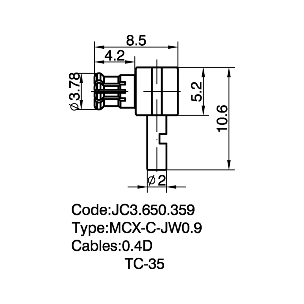JC3.650.359 MCX-C-JW0.9