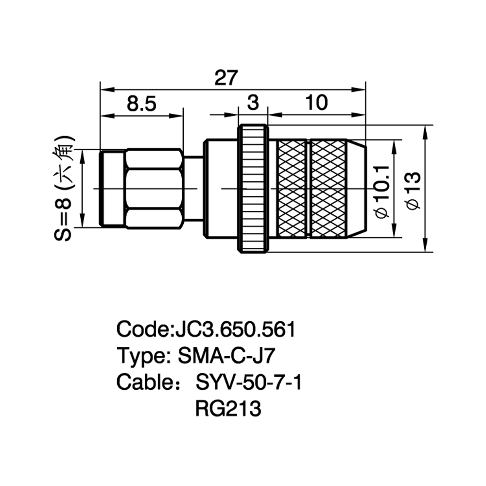 JC3.650.561 SMA-C-J7