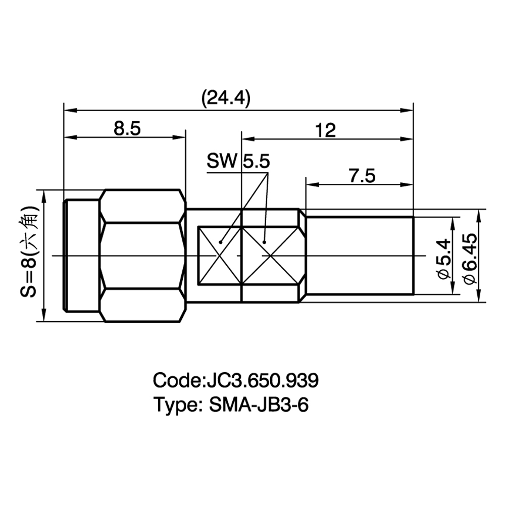 JC3.650.939 SMA-JB3-6