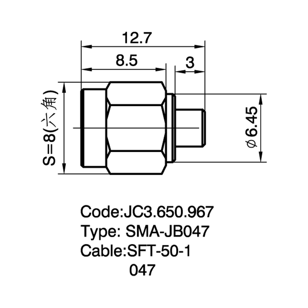 JC3.650.967 SMA-JB047