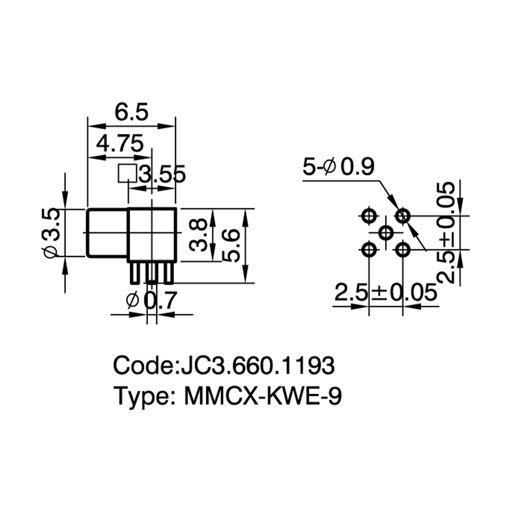 JC3.660.1193 MMCX-KWE-9