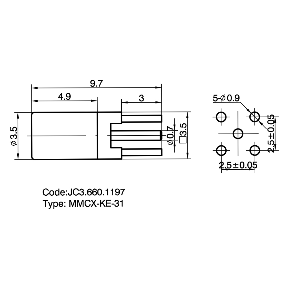 JC3.660.1197 MMCX-KE-31