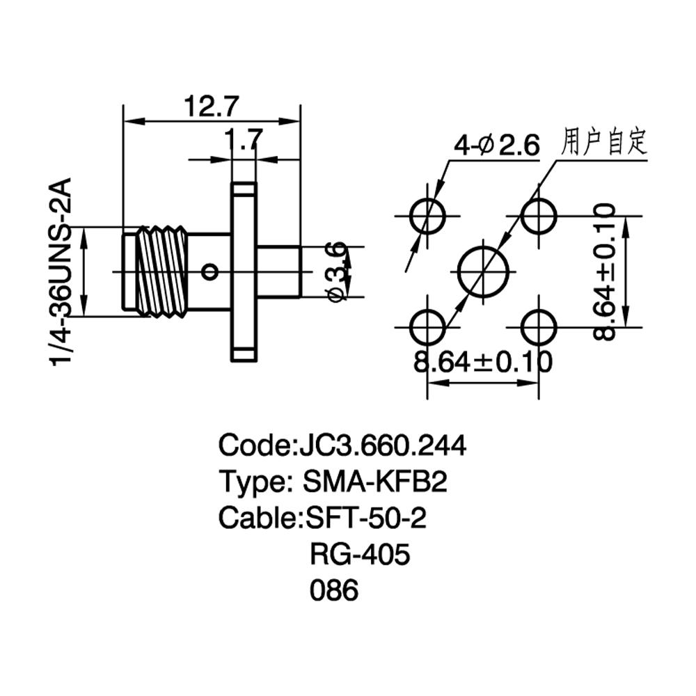 JC3.660.244 SMA-KFB2