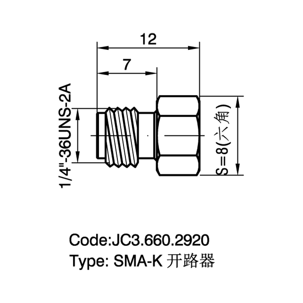 JC3.660.2920 SMA-K隔离器