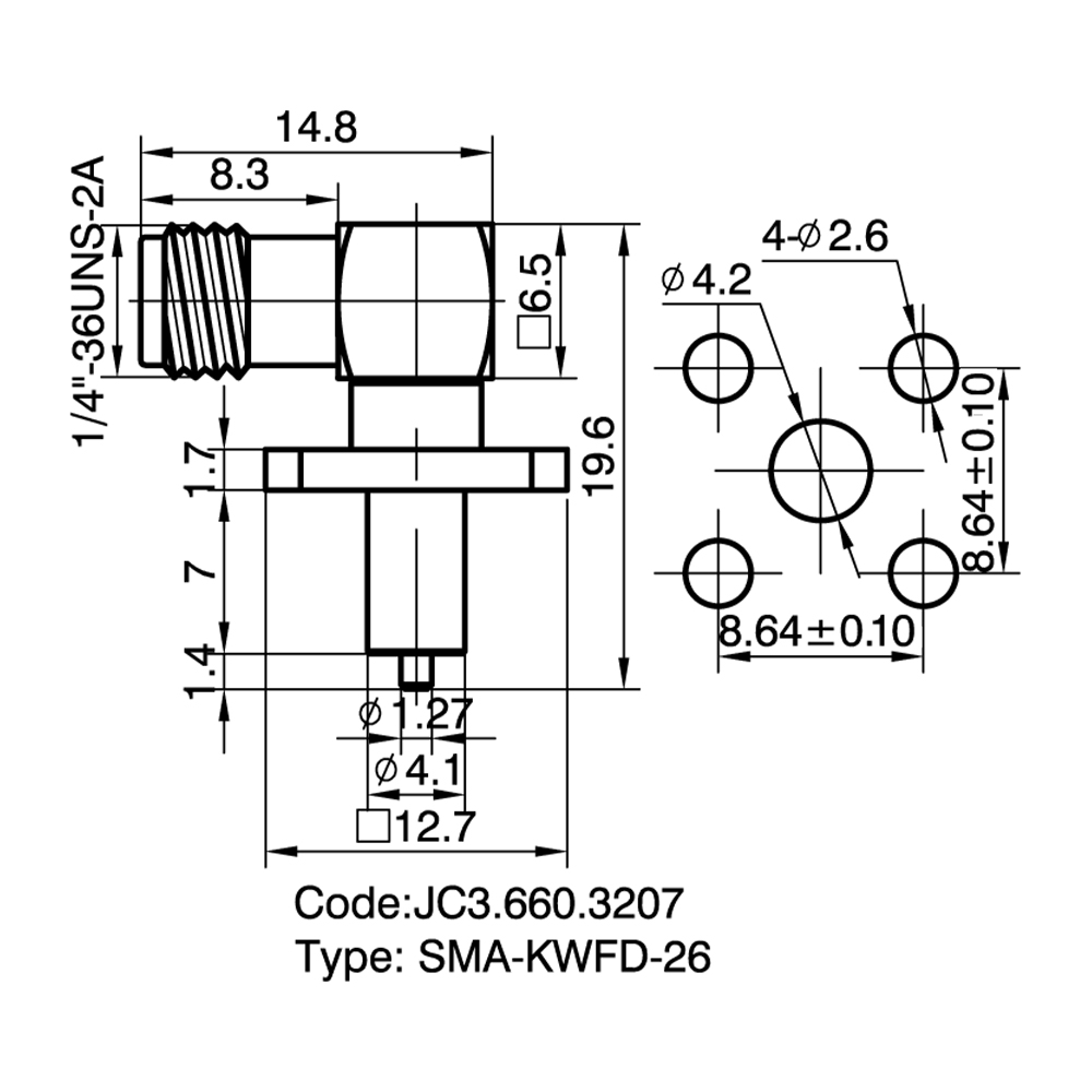 JC3.660.3207 SMA-KWFD-26