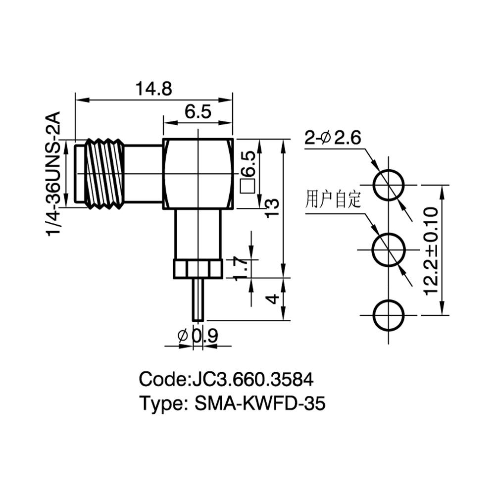 JC3.660.3584 SMA-KWFD-35