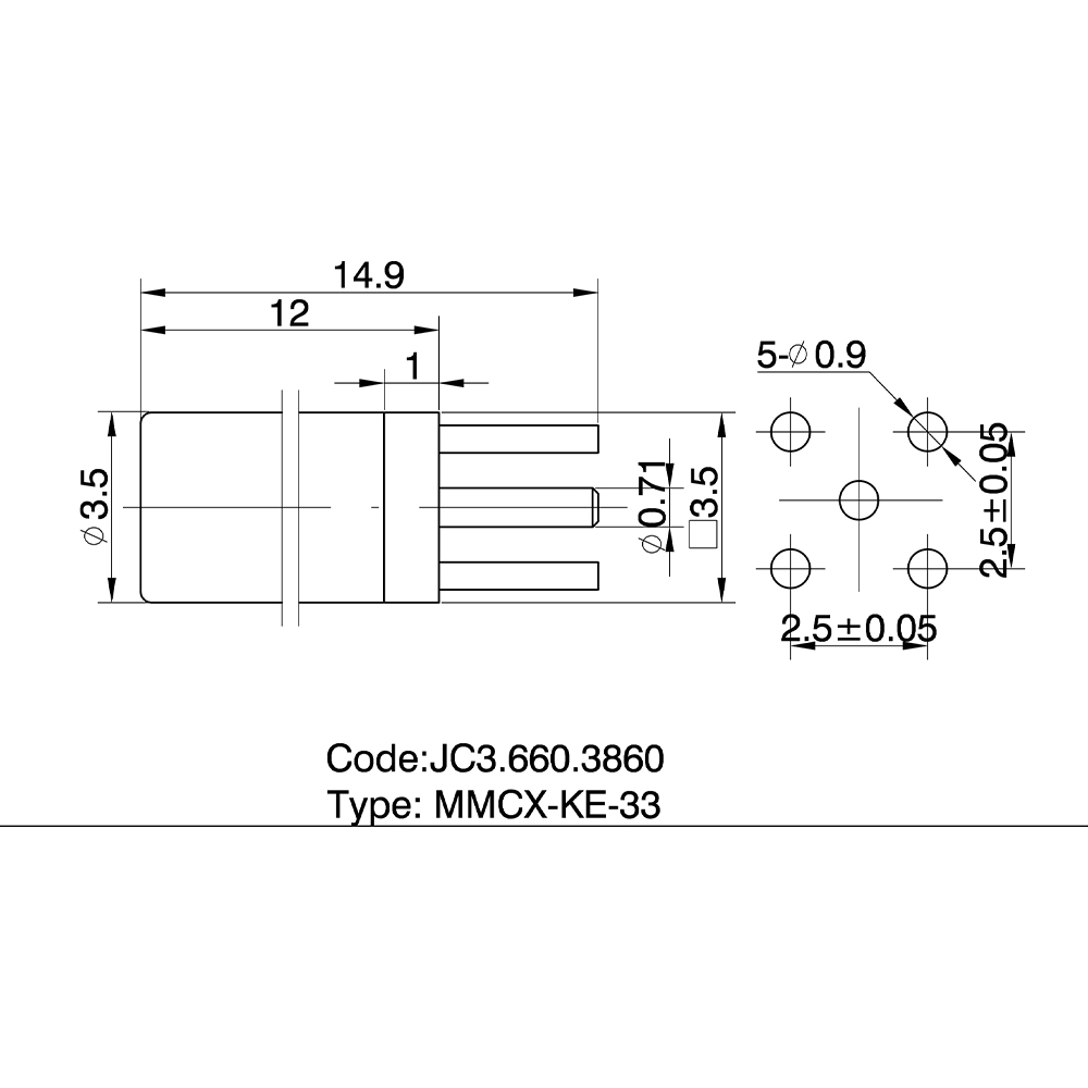 JC3.660.3860 MMCX-KE-33
