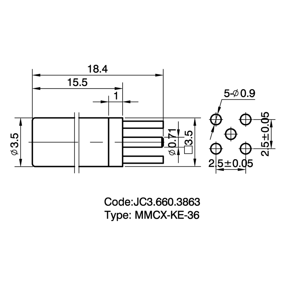 JC3.660.3863 MMCX-KE-36