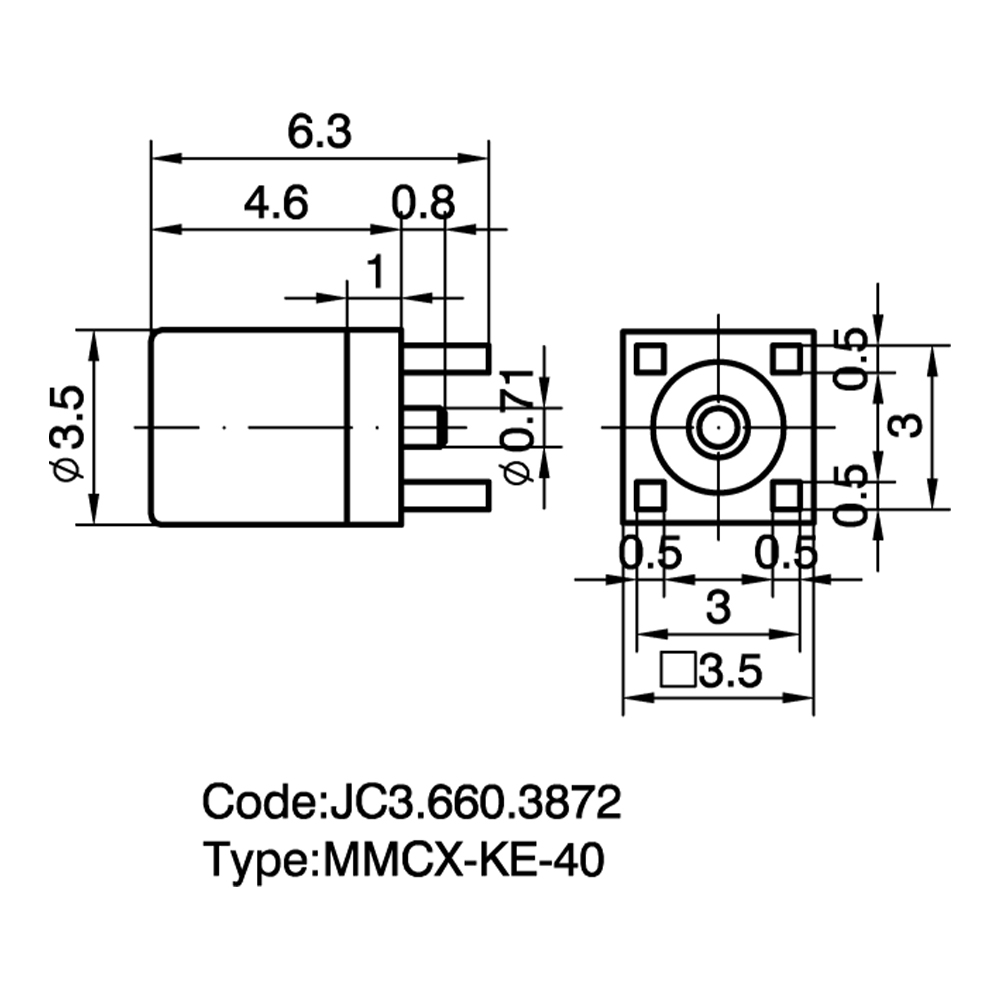 JC3.660.3872 MMCX-KE-40