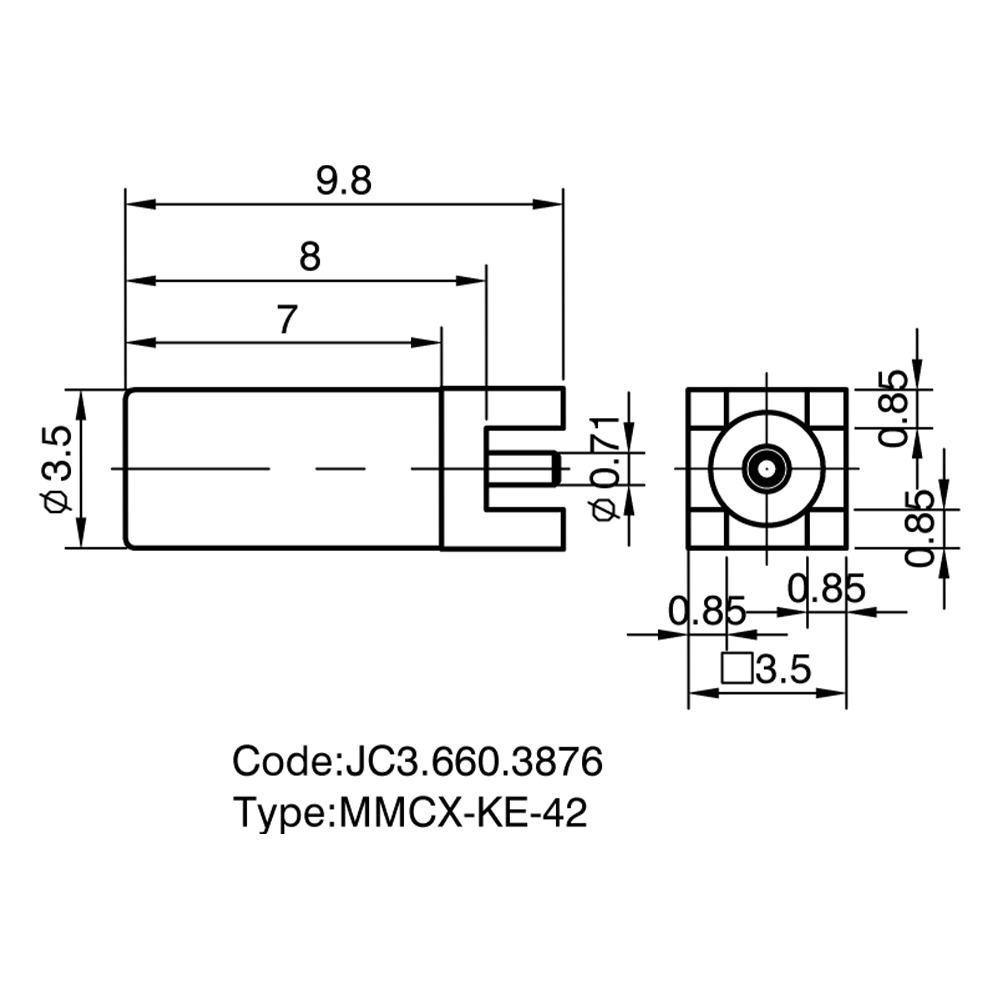JC3.660.3876 MMCX-KE-42