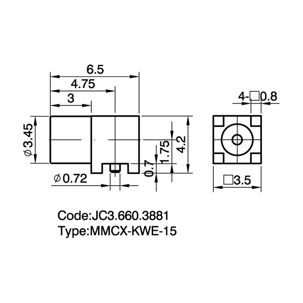 JC3.660.3881 MMCX-KWE-15