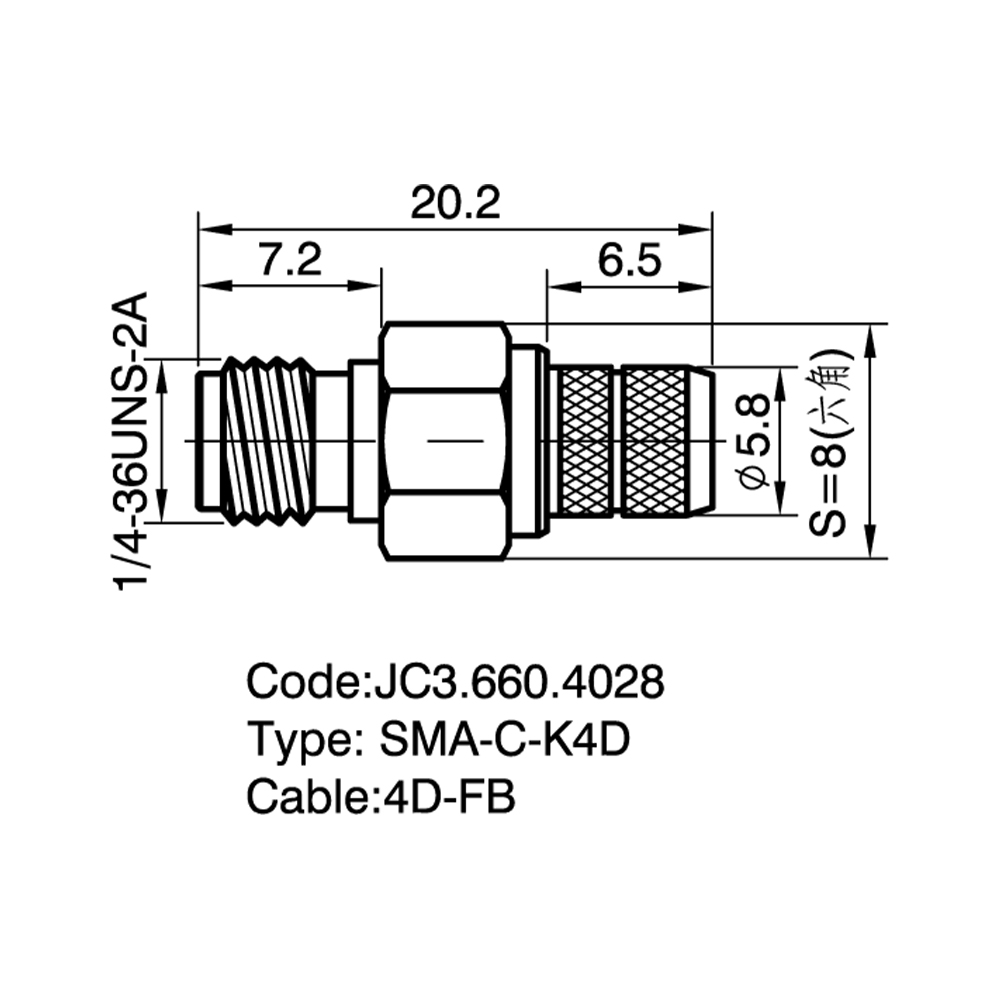 JC3.660.4028 SMA-C-K4D