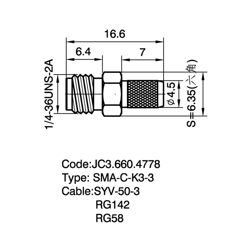JC3.660.4778 SMA-C-K3-3