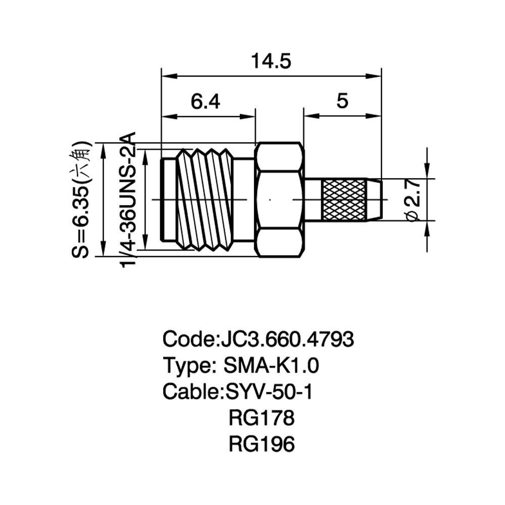 JC3.660.4793 SMA-K1.0