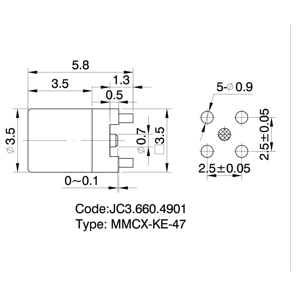 JC3.660.4901 MMCX-KE-47