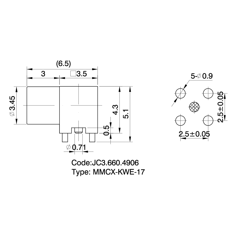 JC3.660.4906 MMCX-KWE-17