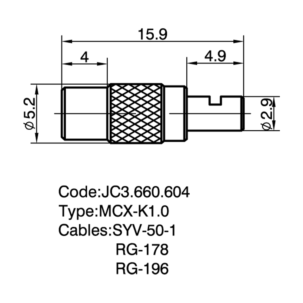 JC3.660.604 MCX-K1.0