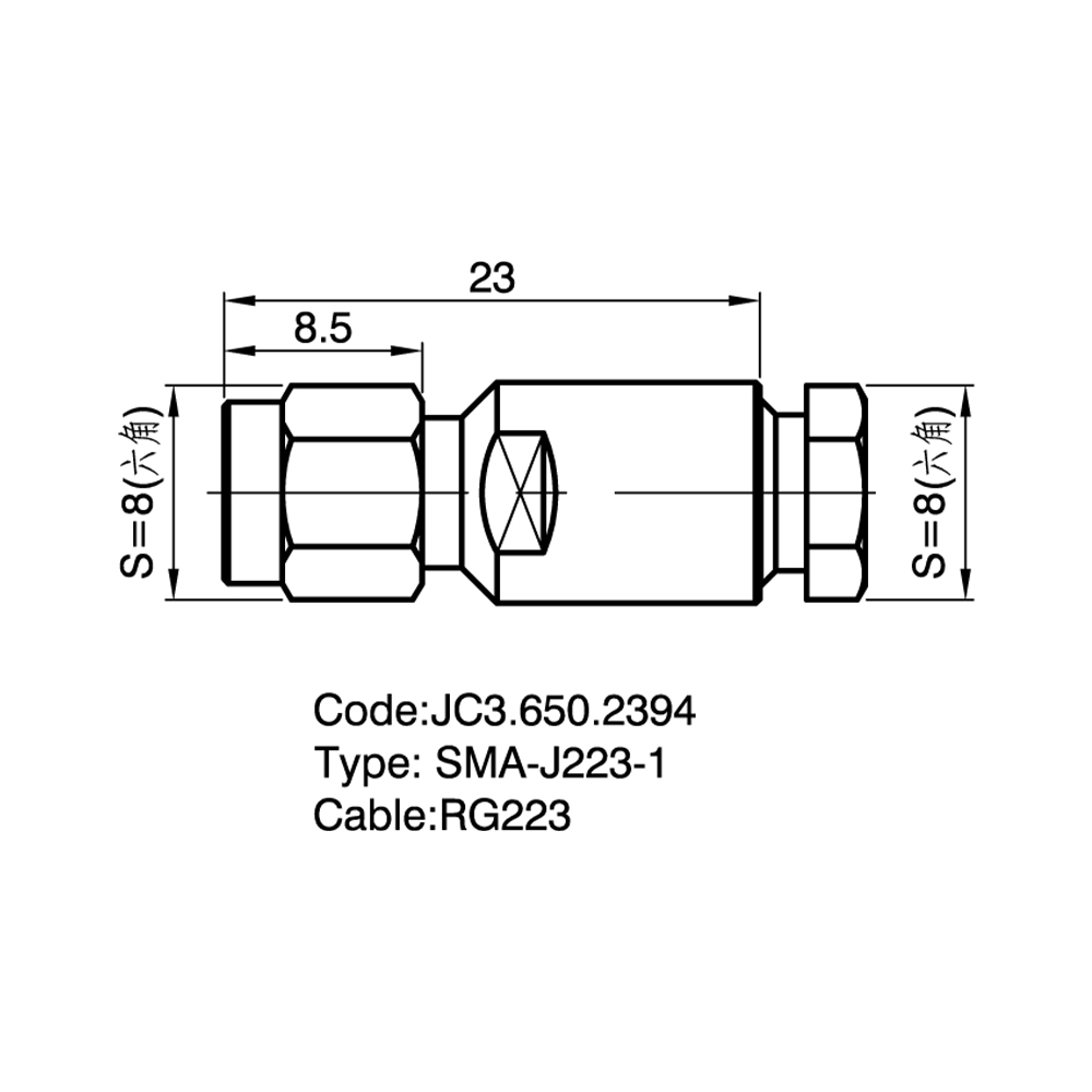 JC3.650.2394 SMA-J223-1