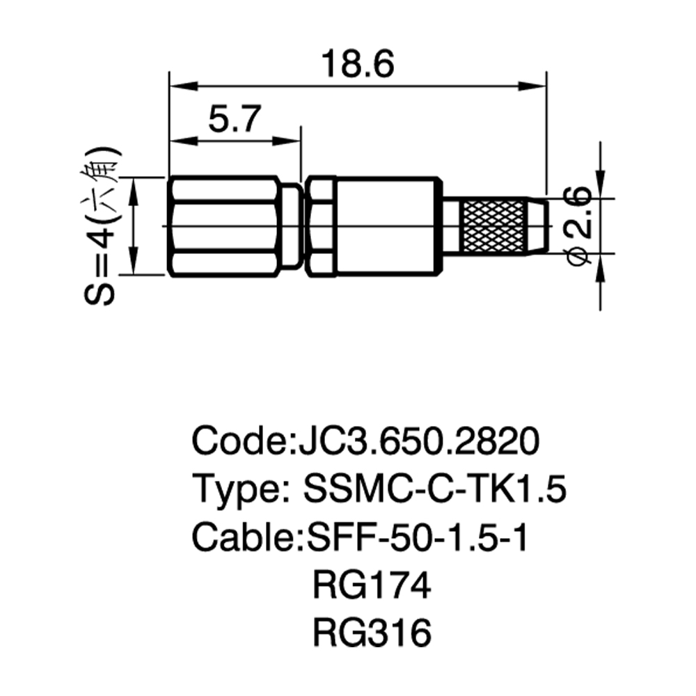 JC3.650.2820 SSMC-C-K1.5