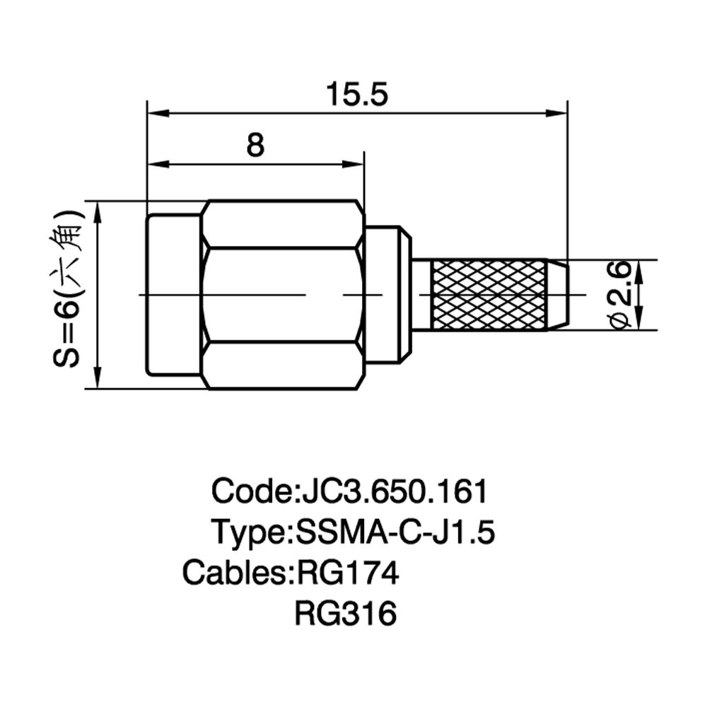 JC3.650.161 SSMA-C-J1.5