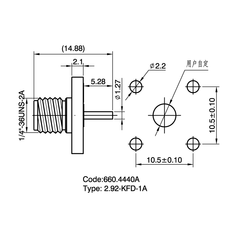 JC3.660.4440A 2.92-KFD-1A